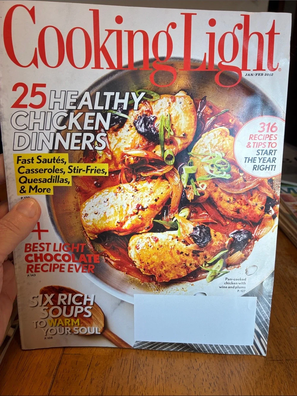 Lot of four vintage Cooking Light Magazines